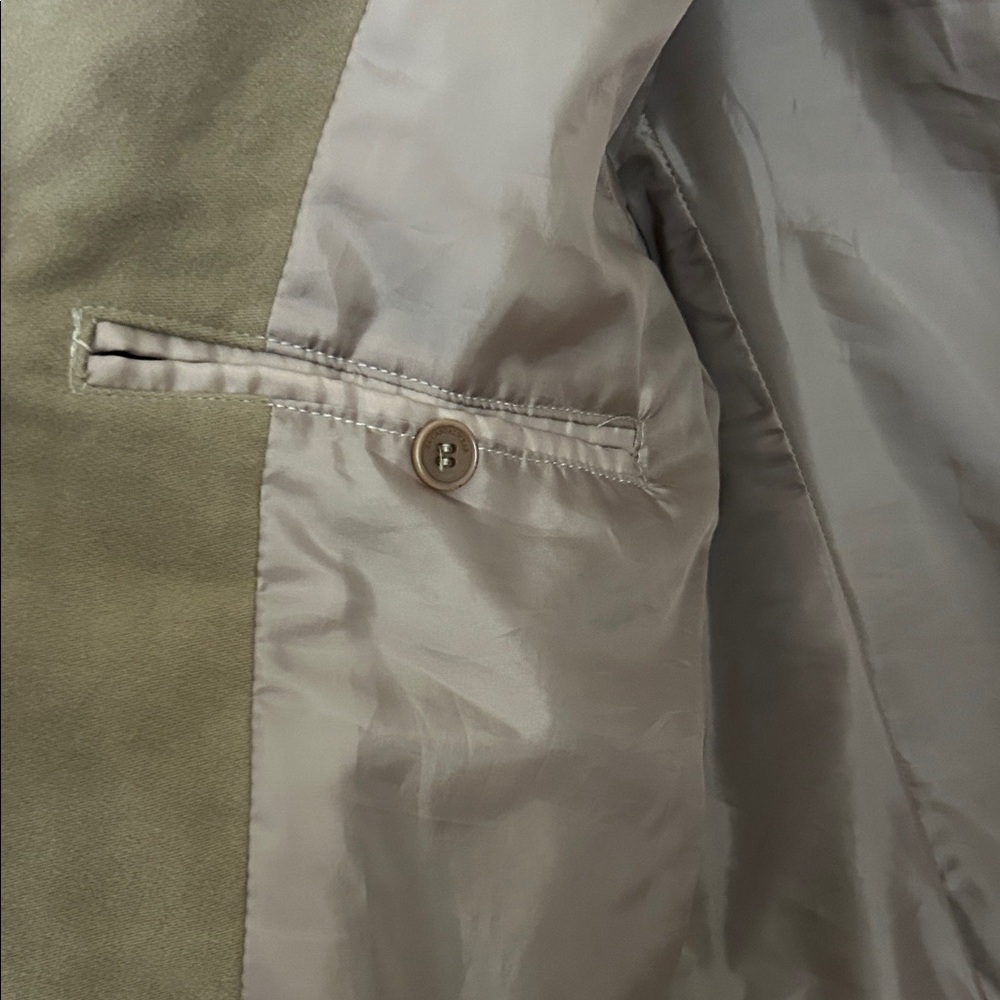 Zara Man Tan/ suede Blazer size Medium - Picture 4 of 8